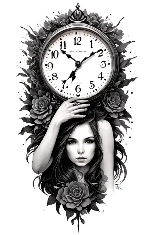 Time And Person Standing