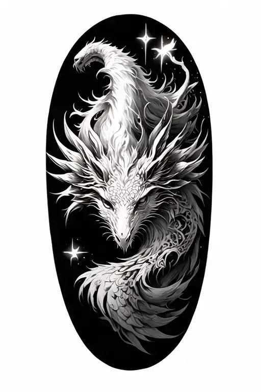 A Collection Of Mythical Creatures That Could Mix Together On My Arm