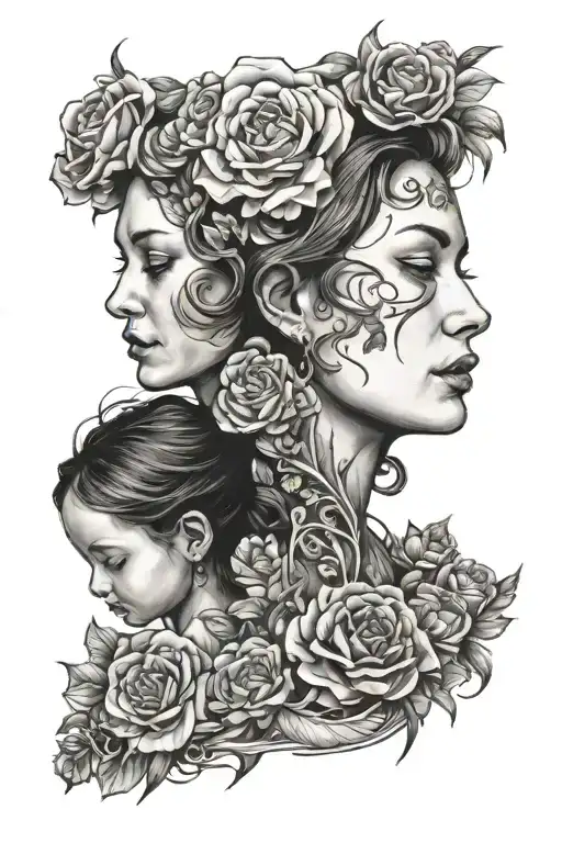 Daughter With Mother