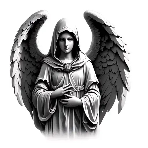 Guardian Angel With Hood
