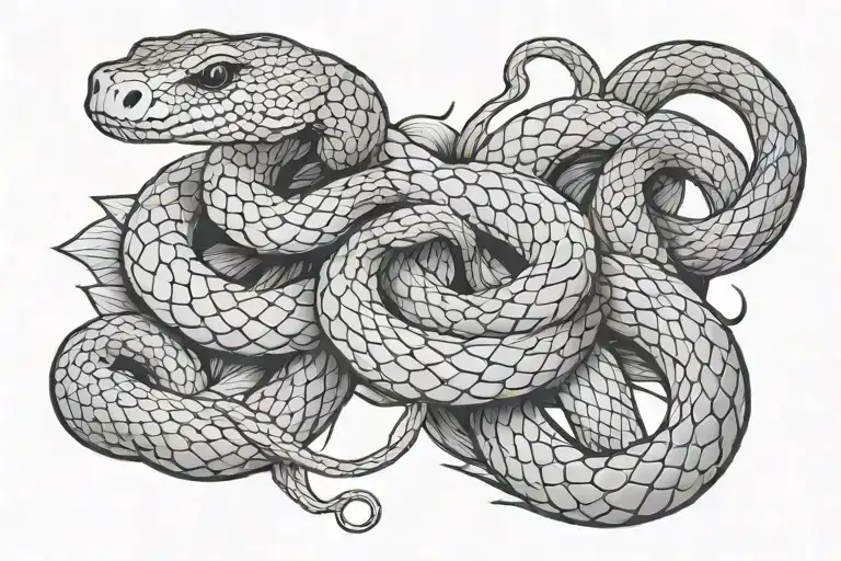 Broken Snake Intertwined