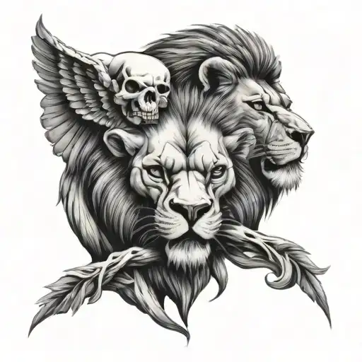 Skull N Lion