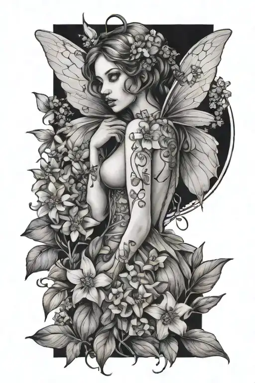 Fairy With Forget Me Nots