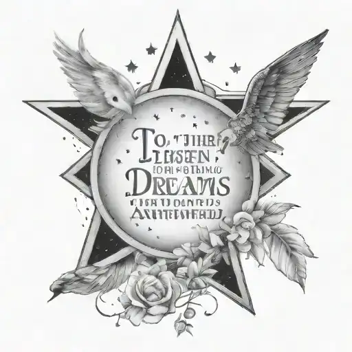 Quote 'To The Stars Who Listen And The Dreams That Are Answered'