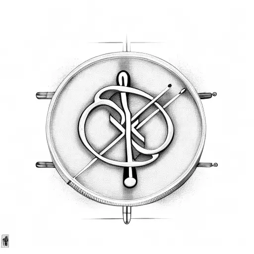 Surgical Tools Forming A Treble Clef Symbol