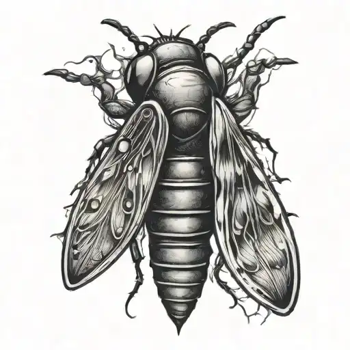 Firefly Insect Abstract