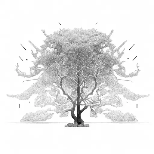 A Gaming Controller Morphing Into A Tree With Branches Representing Different Family Members