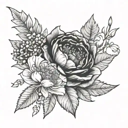 November And July Birth Flower