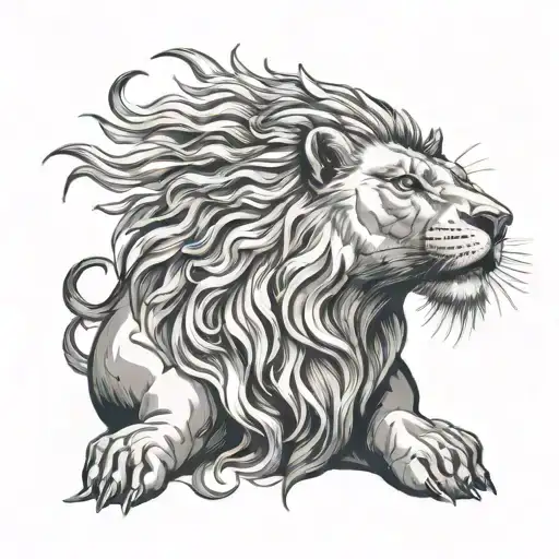 Seal With Lion Mane Showcasing Strength