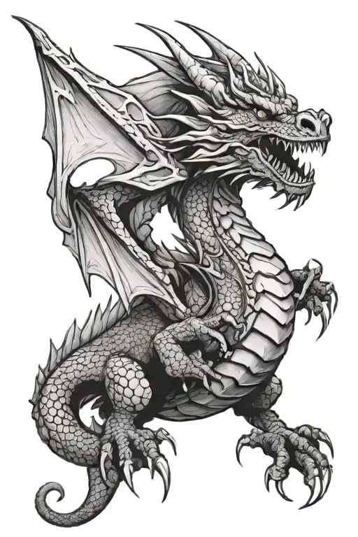 Simple Dragon Flying