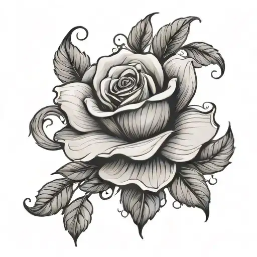 Rose And Waves Forming