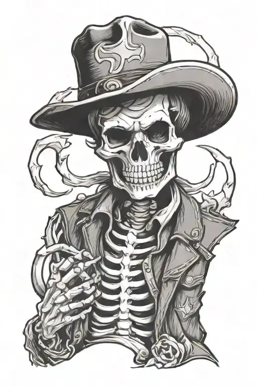 Skeleton Cowboy