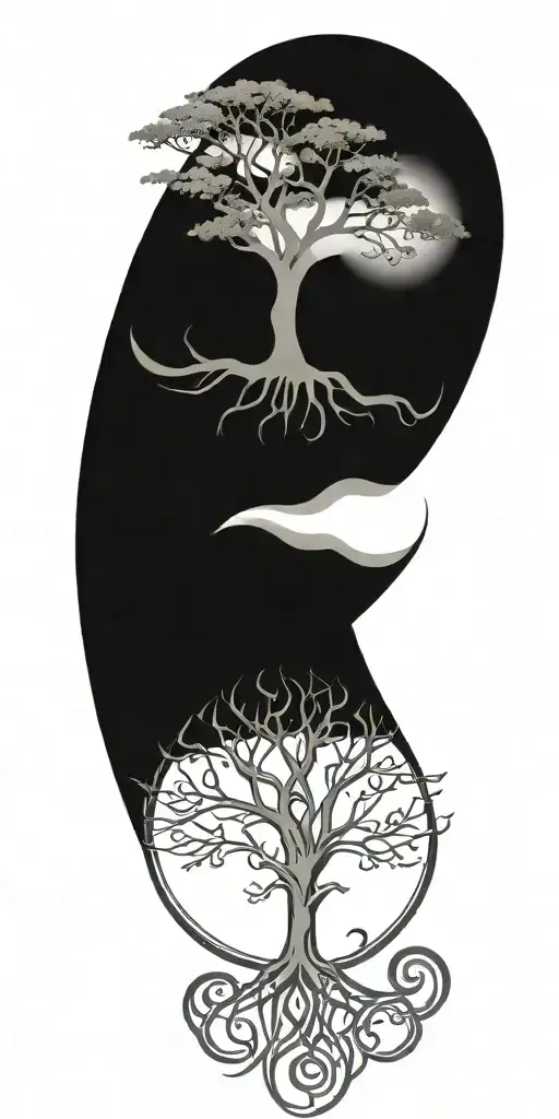 Celtic Tree With Musical Notes