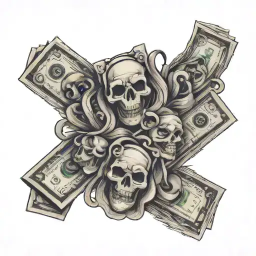 Cry Now Laugh Later With Money Notes