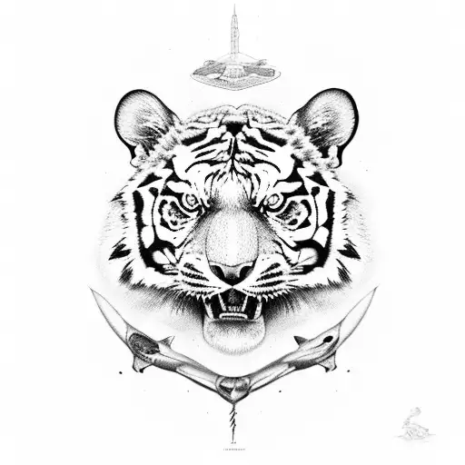 Tiger Puffin Turtle Bear Shark Goose