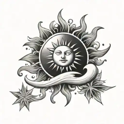 Sun Moon And Stars
