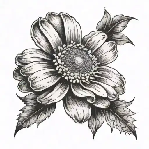 A Daisy Flower But Incorporate The Date 11-7-24 Into It