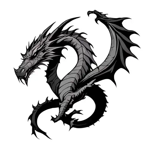 Dragon Born Skyrim Logo
