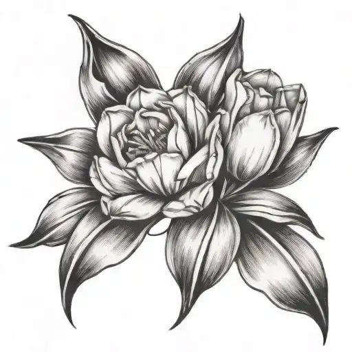 Memorial Tattoo Best Friend Tulips