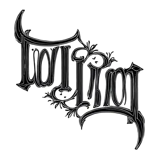Two Word Ambigram Generator