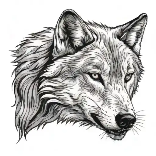 White Wolf Looking Forward