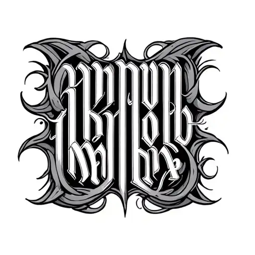 Two Word Ambigram Generator