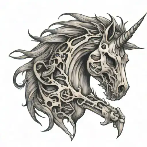 Unicorn Skeleton