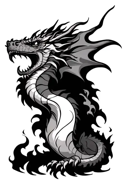 Dragon Breathing Fire