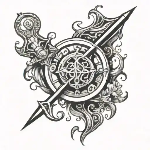 Trident And Pices Zodiac Sign