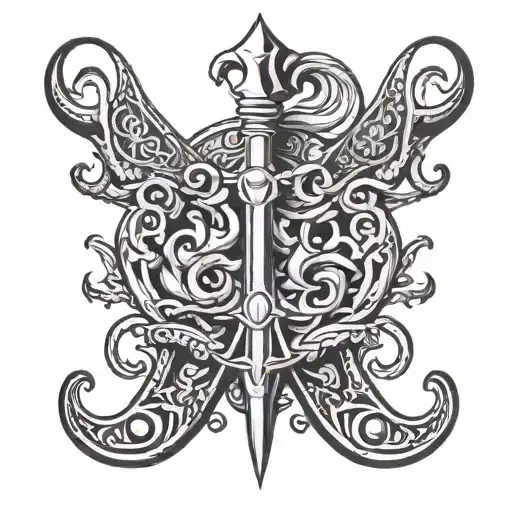 Trident And Aquarius Sign