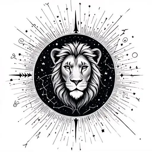 Sagitaruis And Leo Constellation