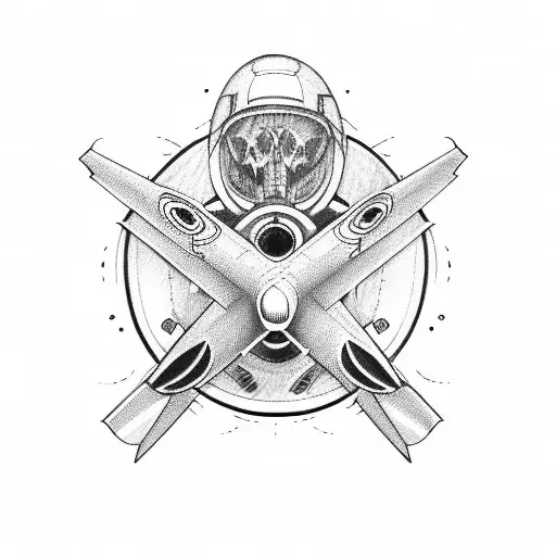 Airplane And Motorcycle Sleeve