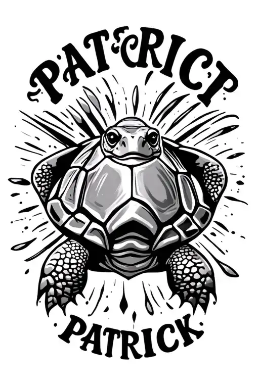Name Patrick With A Turtle