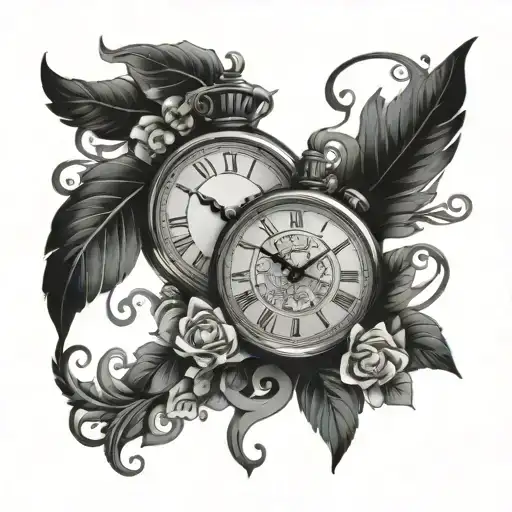 Traditional Clock Showing 13 O'clock