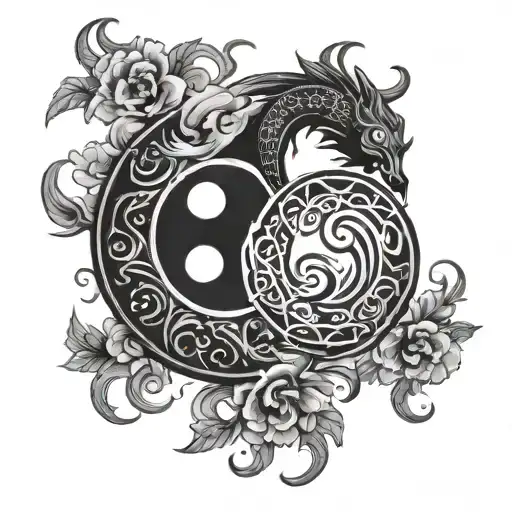 Chinese Zodiac Yin Yang Symbol