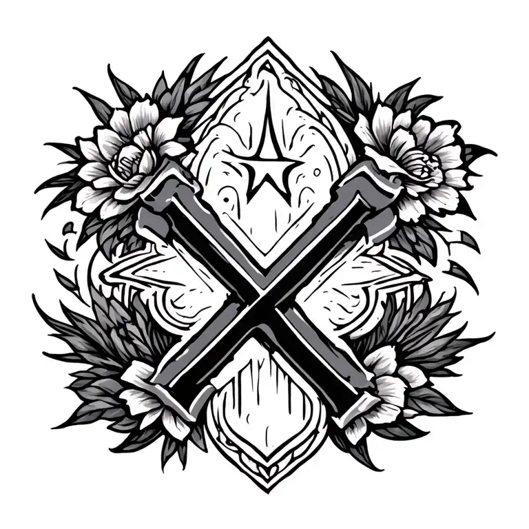 Line Cross Surrounded