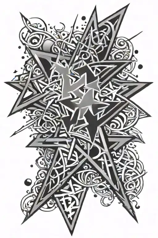 Graffiti Star Alaska Fourteenth Geomatric Lettering