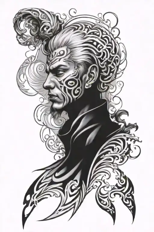 Tattoo Sleeve With Son