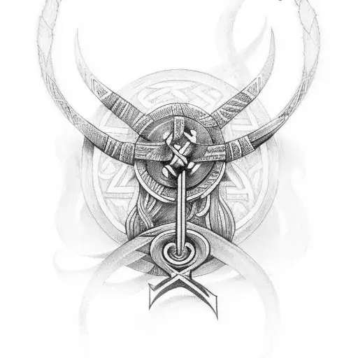 Incorporate Viking Runes Into A Tattoo Design Inspired By The Changing Seasons In Nature