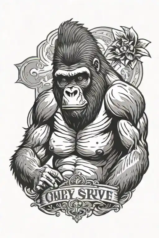 Only The Strong Survive Gorilla