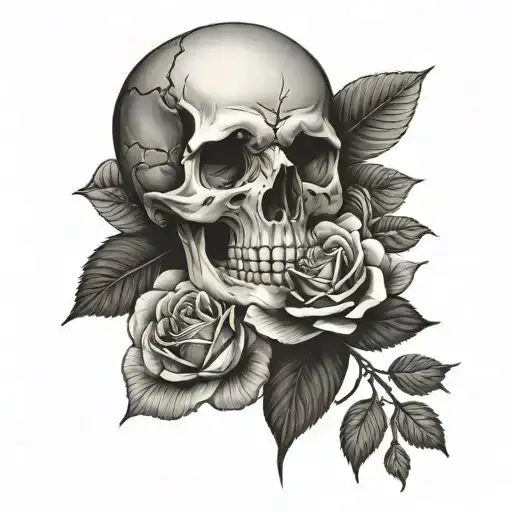 Skull And Roses
