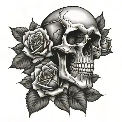 Skull And Roses
