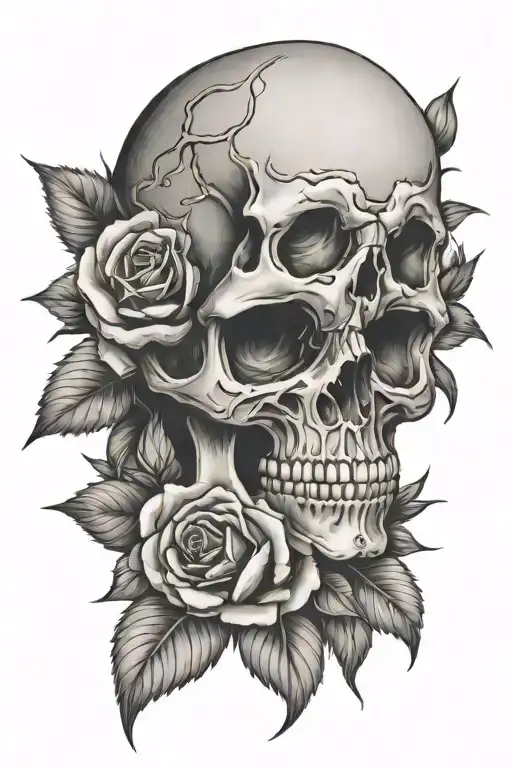 Skull And Roses