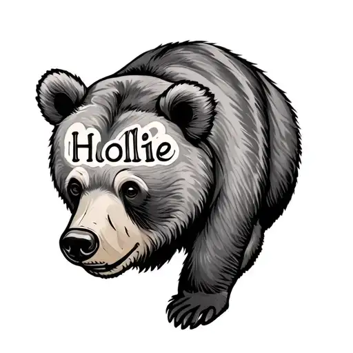 Bear With Word Hollie