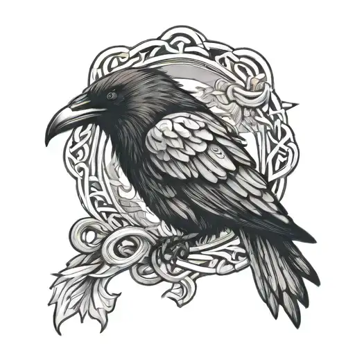 Raven Knot Intertwined Within