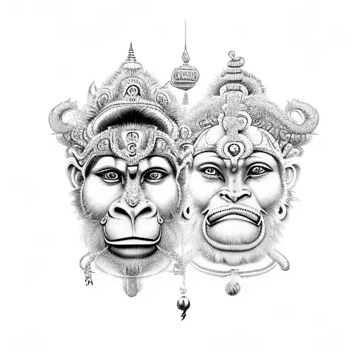 Hanuman And Sun God