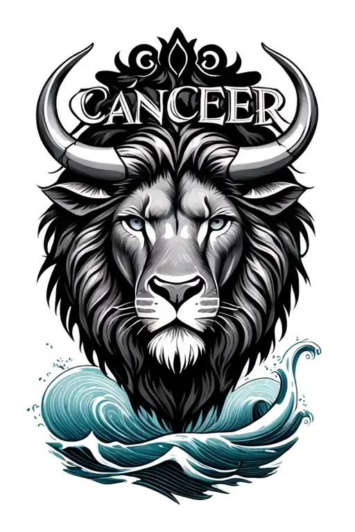 Kids Name Written Add Zodiac Sign Lion And Bull And Add Ocean Or Wave To Sibylaise The Cancer Sign