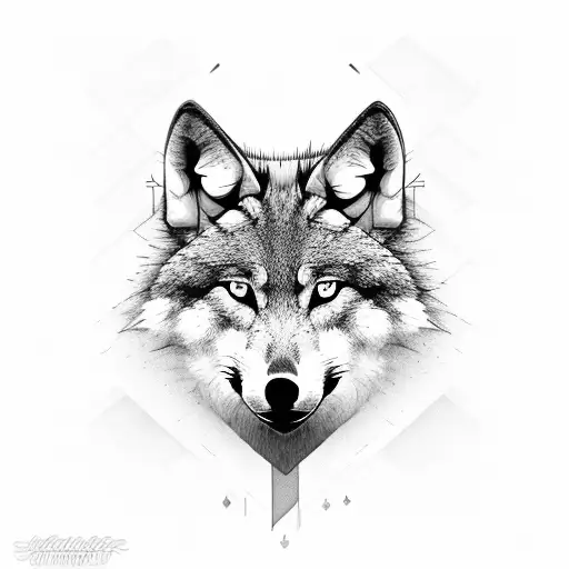 Unisex Wolf Design