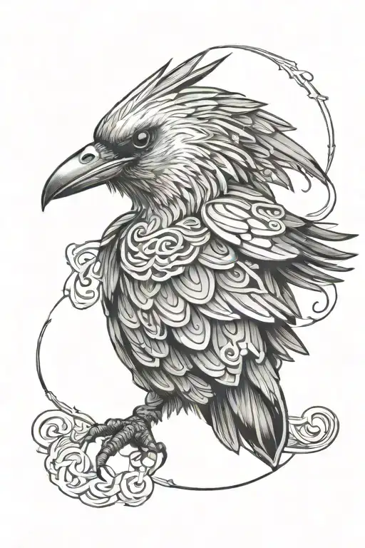 Crow Gothic Celtic