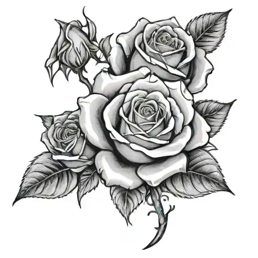 Rose With J In The Middle